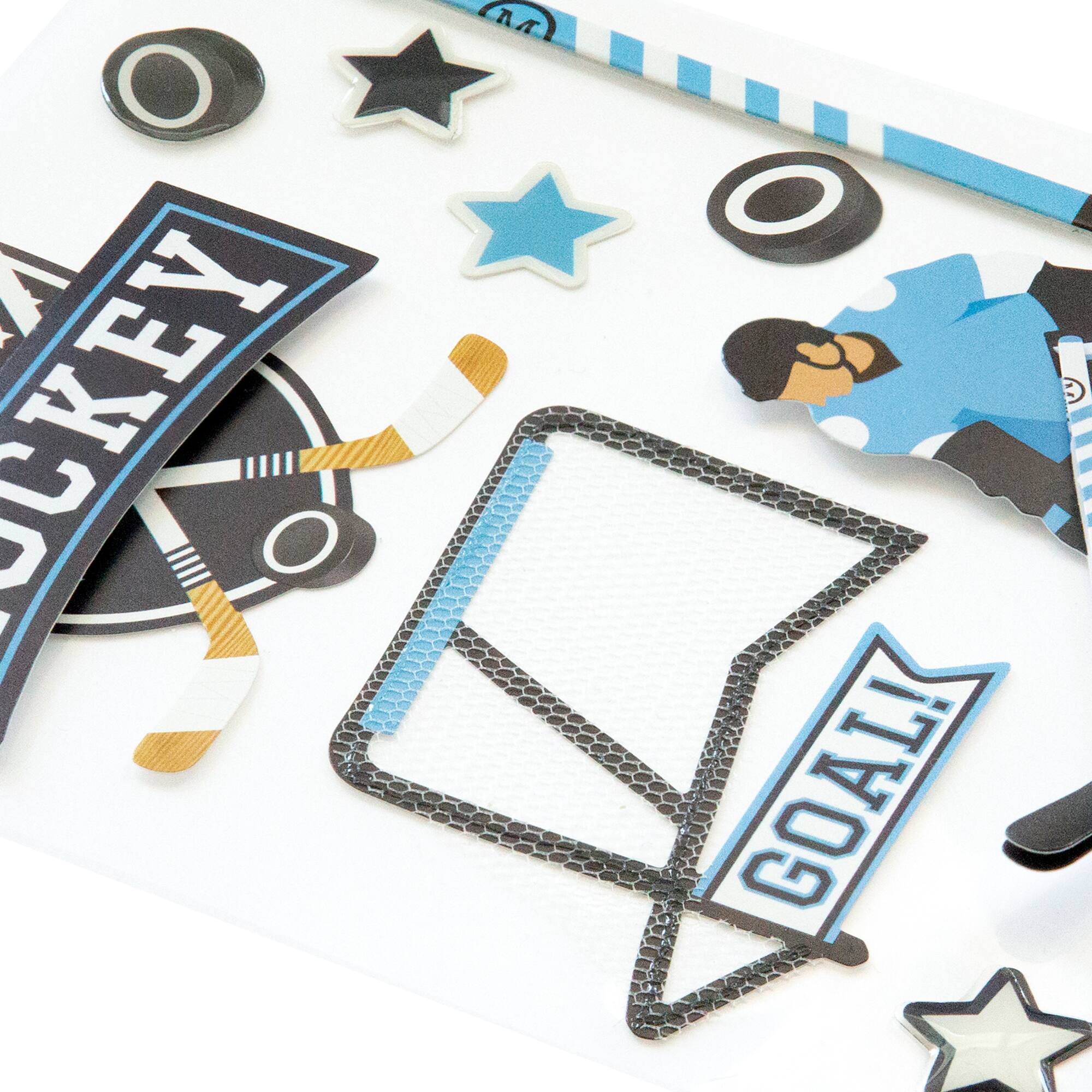Hockey Chipboard Stickers by Recollections™
